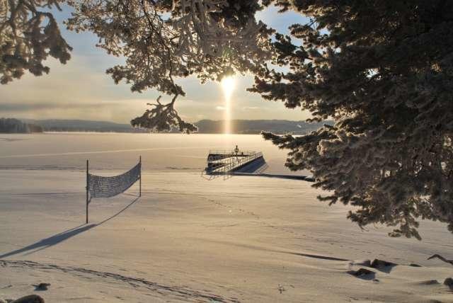 Leksand Strand Camping Och Resort Exterior foto