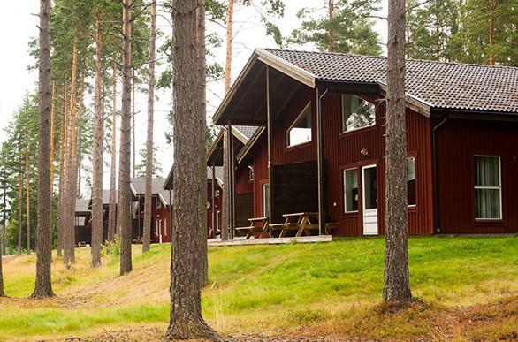 Leksand Strand Camping Och Resort Zimmer foto