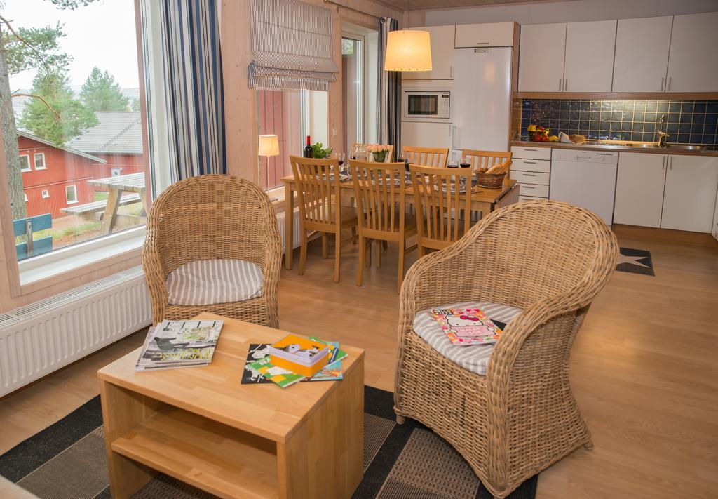 Leksand Strand Camping Och Resort Zimmer foto
